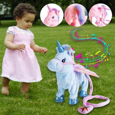 Ходеща и Пееща Плюшена Играчка Еднорог | ROXY