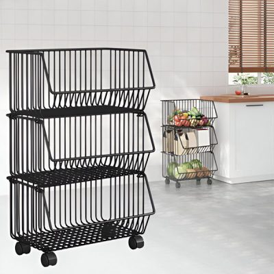 Триетажна кухненска количка | CARTSTACK