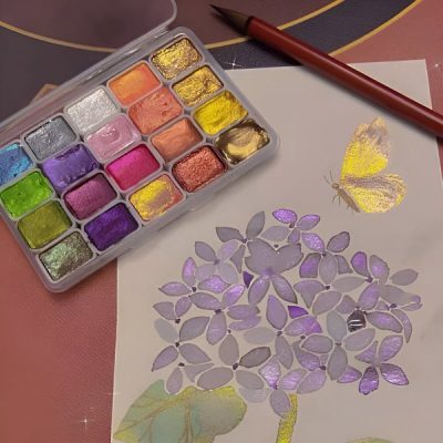 Комплект за рисуване с акварел 20 цвята | COLORLINKE