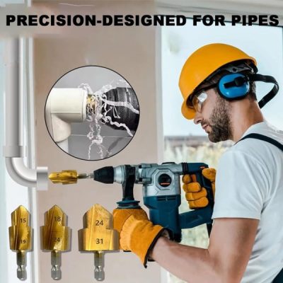 Комплект свредла за разширяване на тръби за тежък режим (3 бр.) | PIPEDRILL